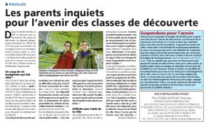 Article Classes vertes Courrier des Yvelines 26112014