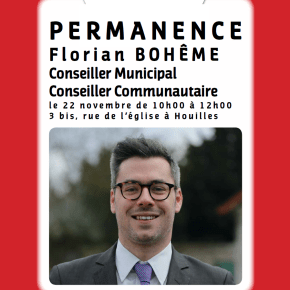 Permanence des élus samedi 22&nbsp;novembre